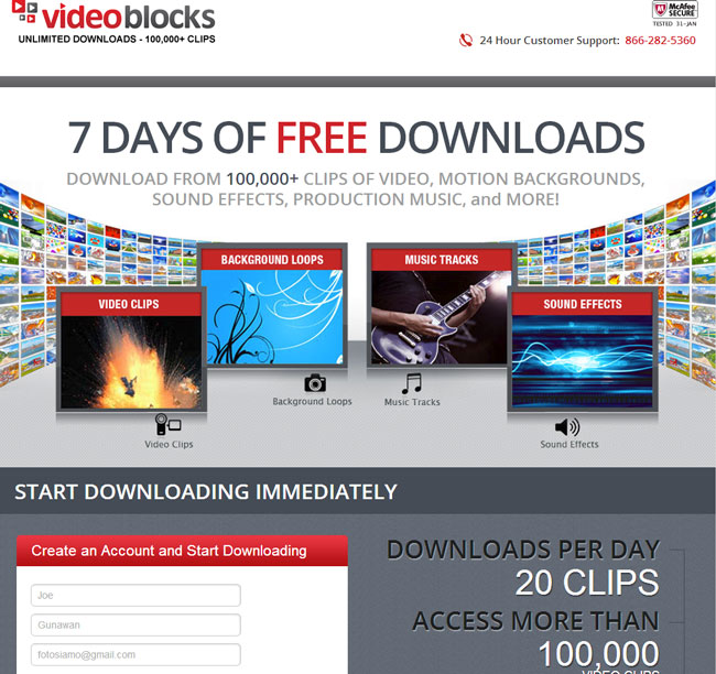 Deal of the Week 7 Days of Free Stock Music & Video
