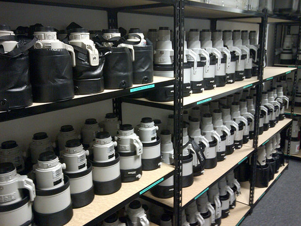 Canon Olympics Gear Room by Gerard McGovern of Getty Images