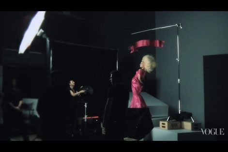 Behind the Scenes Video of Lady Gaga Vogue Shoot by Mert & Marcus