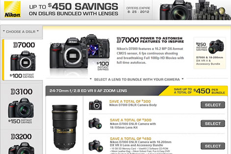 Nikon Instant Rebate: Up to $450 Off with Lenses!