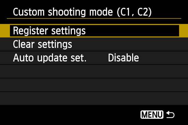 HDR Photography Workshop: Programming Your HDR Settings into Custom Modes