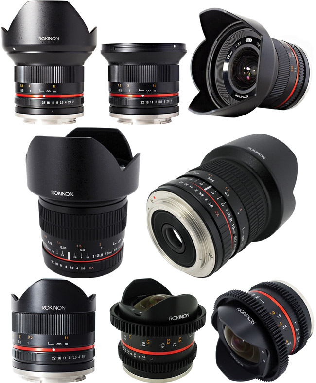 Rokinon Announces 10mm f/2.8 and 12mm f/2 Lenses For APS-C & Mirrorless
