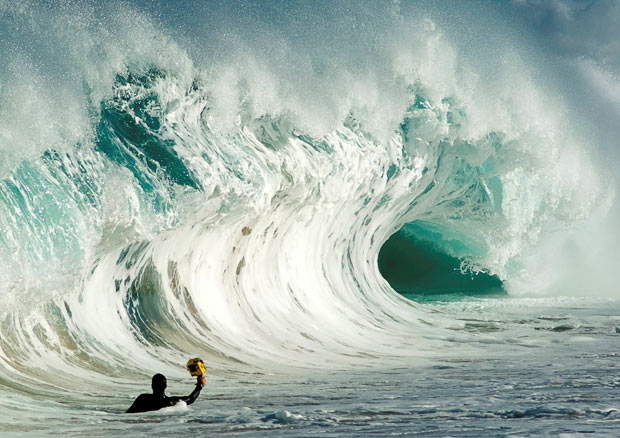 clarks surfing wave