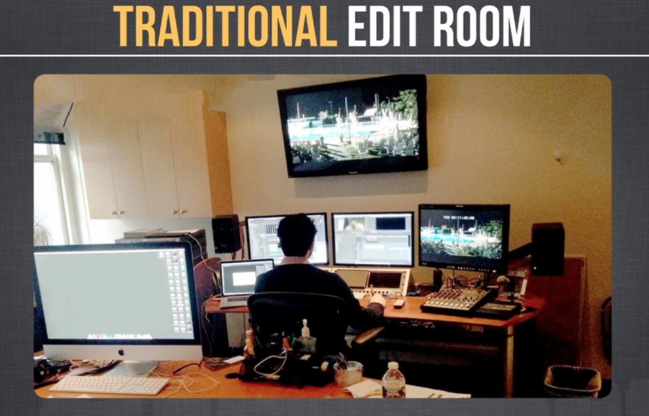 traditional edit room