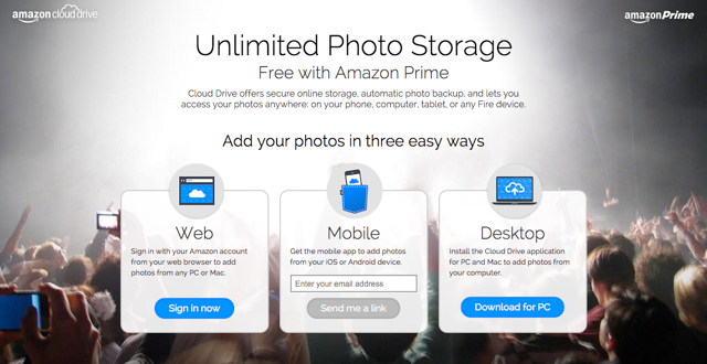 Amazon Prime Photo Cloud