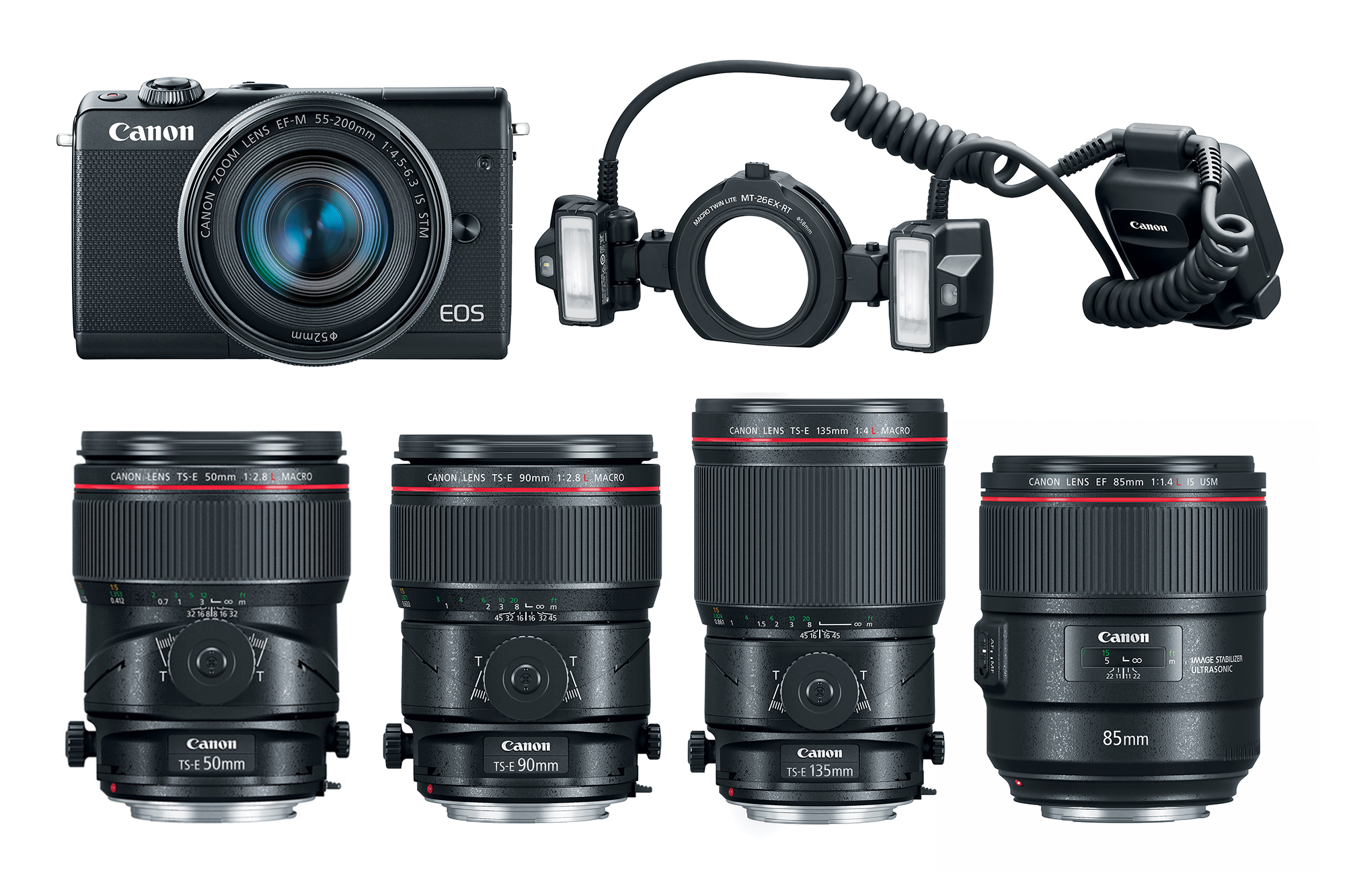 Canon Announced New 85mm f/1.4L, 3 New Tilt-Shift Lenses, & A New Mirrorless Camera