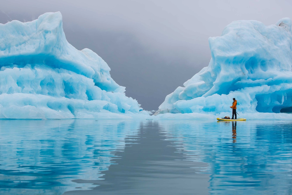 The Paddling Tranquility Photo Project: Paddleboarding Through a Frozen Wonderland