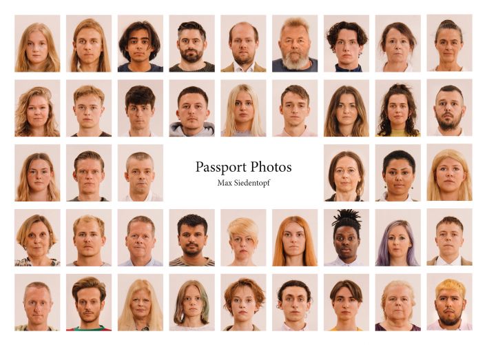 collection of passport photos