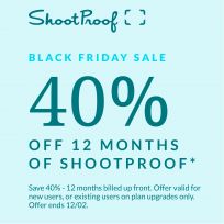 Shootproof Logo BF Deal