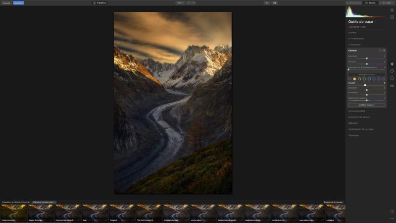 5 erros comuns na edição de fotografia de paisagem Equilíbrio de cores boa versão