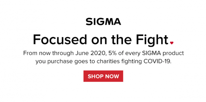Sigma Focused on the Fight SLR Lounge Coronavirus