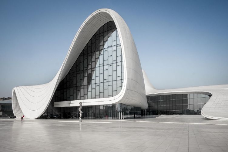 Os 5 melhores edifícios do mundo para fotografar Heydar Aliyev Center Baku