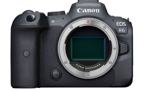 Canon EOS R6 full frame mirrorless camera front
