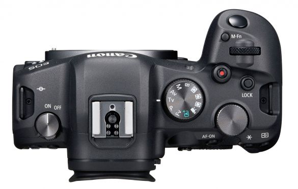 Canon EOS R6 full frame mirrorless camera top mode dial
