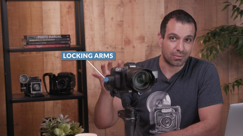Weebill S Zyun Tech Handheld Gimbal Review locking arms