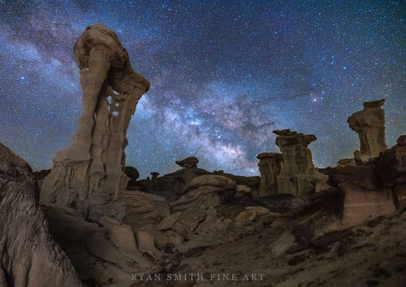 “Heavenly Throne” – Ryan Smith

Southwest USA

I took this picture with the Canon EOS Ra; a mirrorless astrophotography camera that has a built-in infrared-cutting filter (positioned immediately in front of the CMOS imaging sensor), which permits approximately 4x as much transmission of hydrogen-alpha rays vs. standard digital cameras. This allows to capture more details of the night sky and the Milky Way, and really makes a difference in astrophotography.