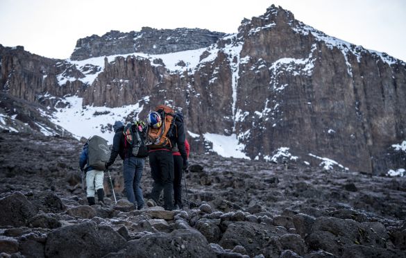 Will Gadd and team climb on Mt Kilimanjaro on 21 February, 2020 in Tanzania, Africa. // Christian Pondella/Red Bull Content Pool // SI202005300057 // Usage for editorial use only //