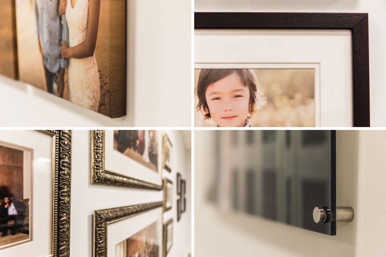 how to set up home studio wall gallery print and frame options