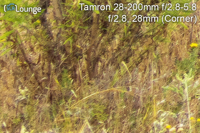 Tamron 28 200mm review sharpness test corner