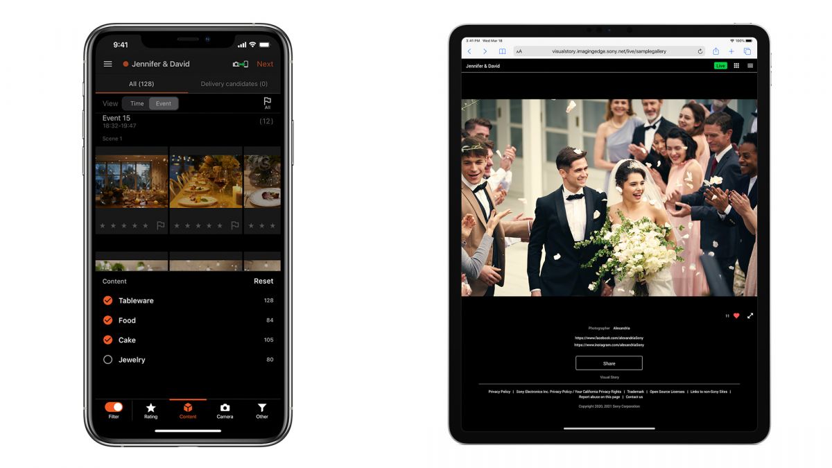 Sony Releases New Updates To “Visual Story” App Adding More Power For Event Photographers