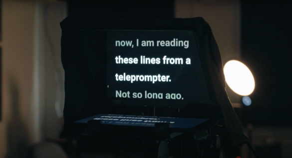 teleprompter hack from DIYP